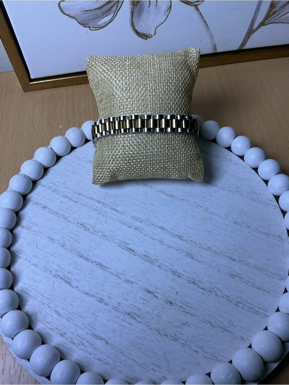 Two-Tone Stainless Steel Bracelet